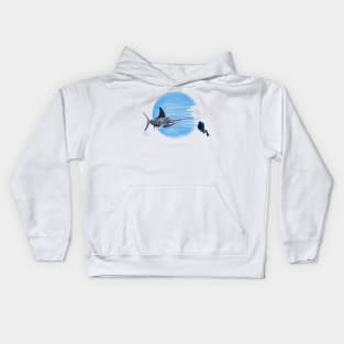 Marlin sea monster Kids Hoodie